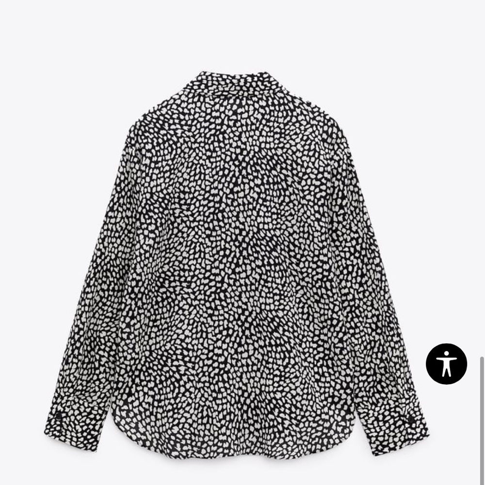 POCKET PRINT BLOUSE - Picture 3 of 4